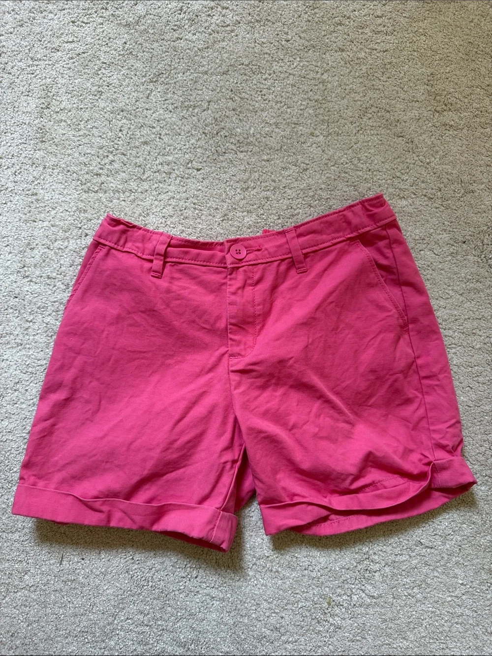 GAP Bright Pink Casual Bermuda Shorts